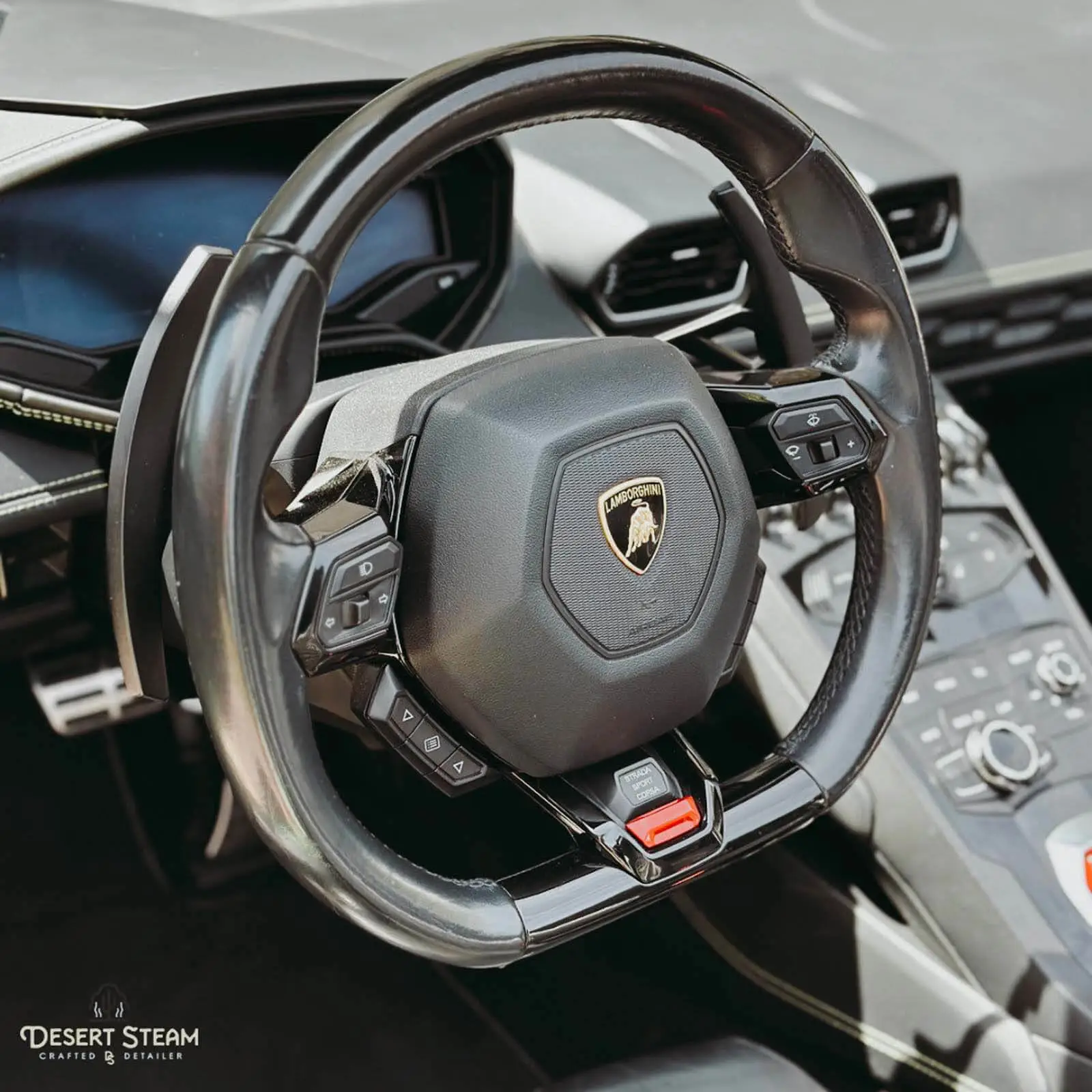 Supercar interior detailing in Scottsdale, Arizona