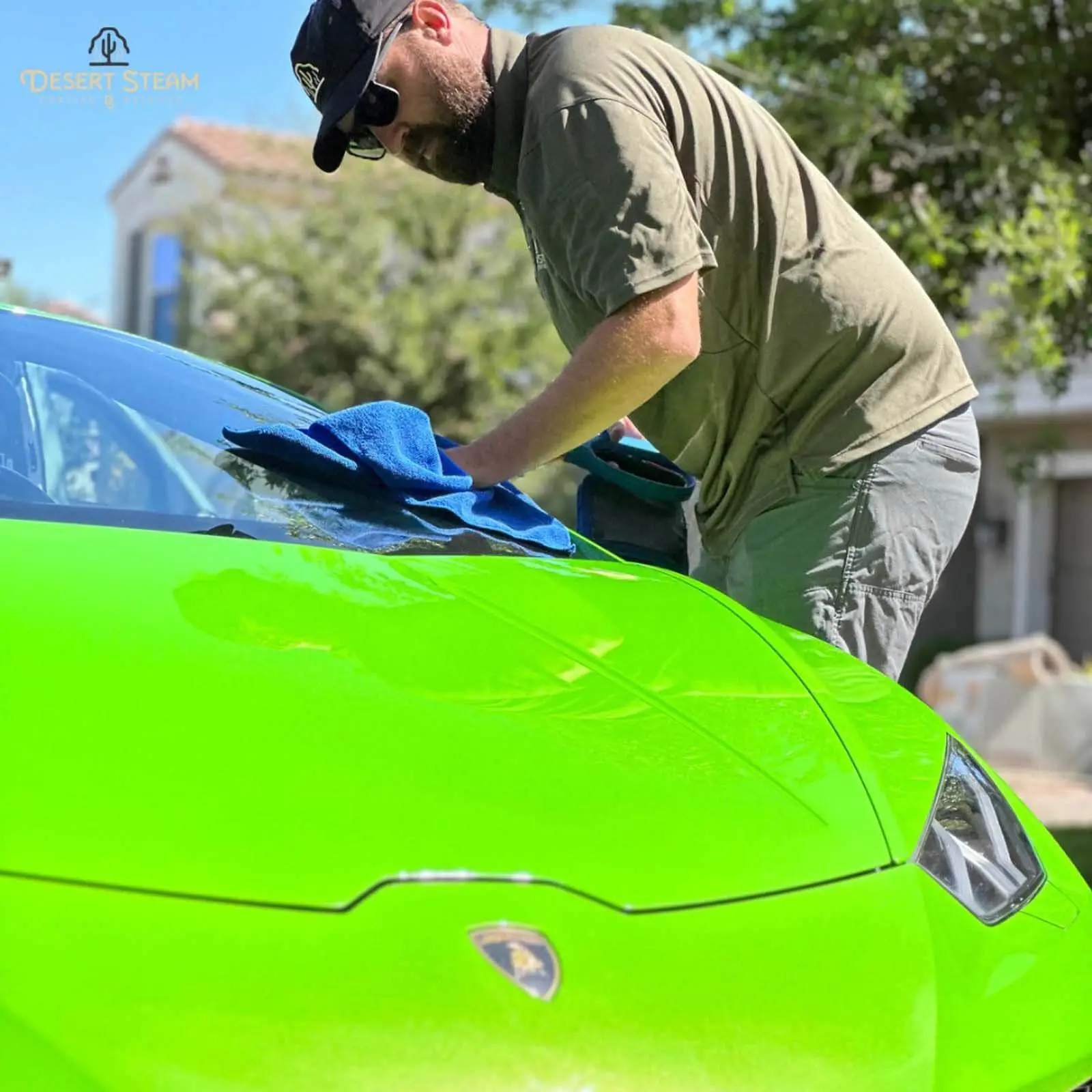 Auto steam cleaning process in Scottsdale, Arizona
