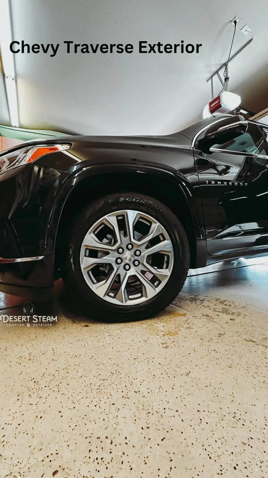 Exterior detailing work on an SUV in Scottsdale, Arizona