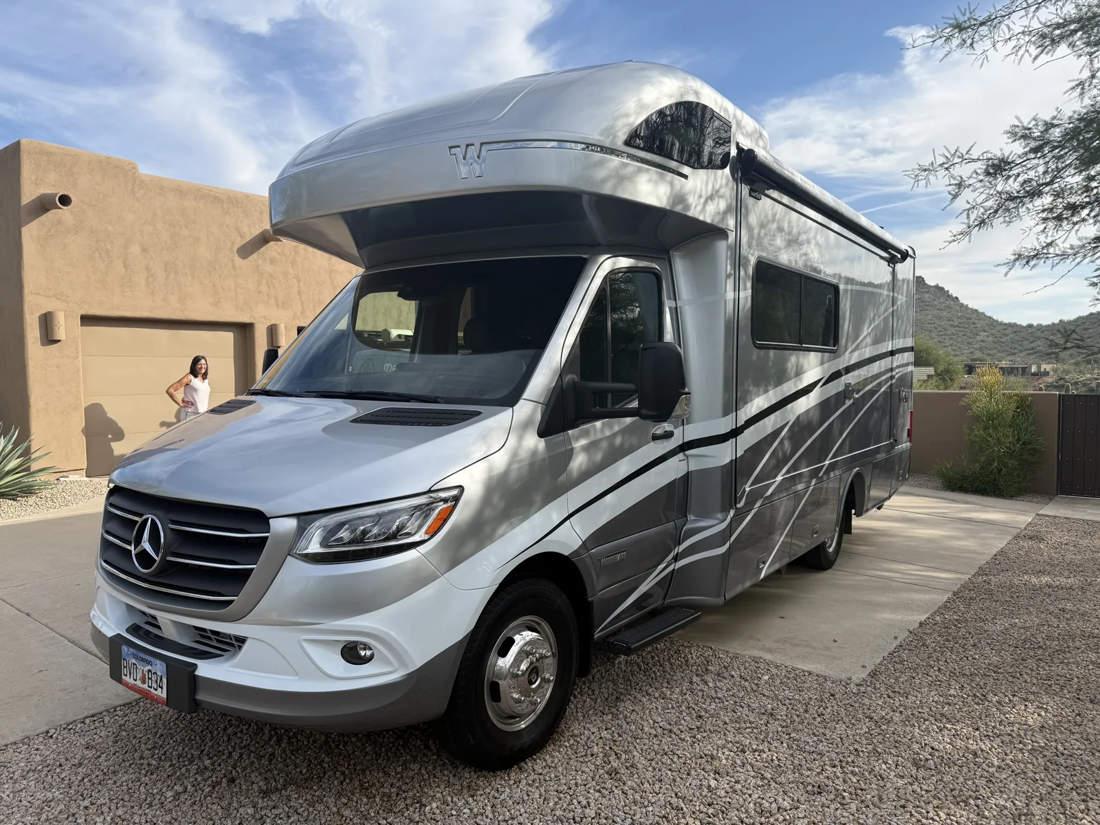 RV full body paint exterior detailing and paint correction in Scottsdale, Arizona